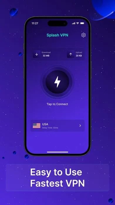 Capturas de pantalla de Splash VPN - Fast & Secure VPN