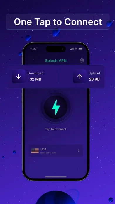 Capturas de pantalla de Splash VPN - Fast & Secure VPN