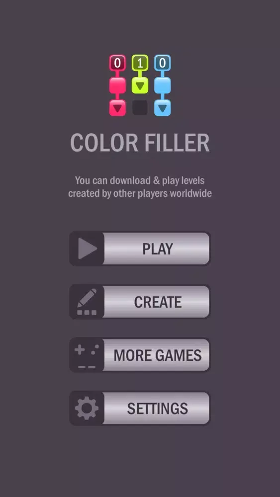 Tangkapan skrin Color Filler: Grid Logic