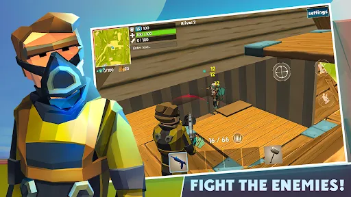 Ảnh chụp màn hình của Rocket Royale