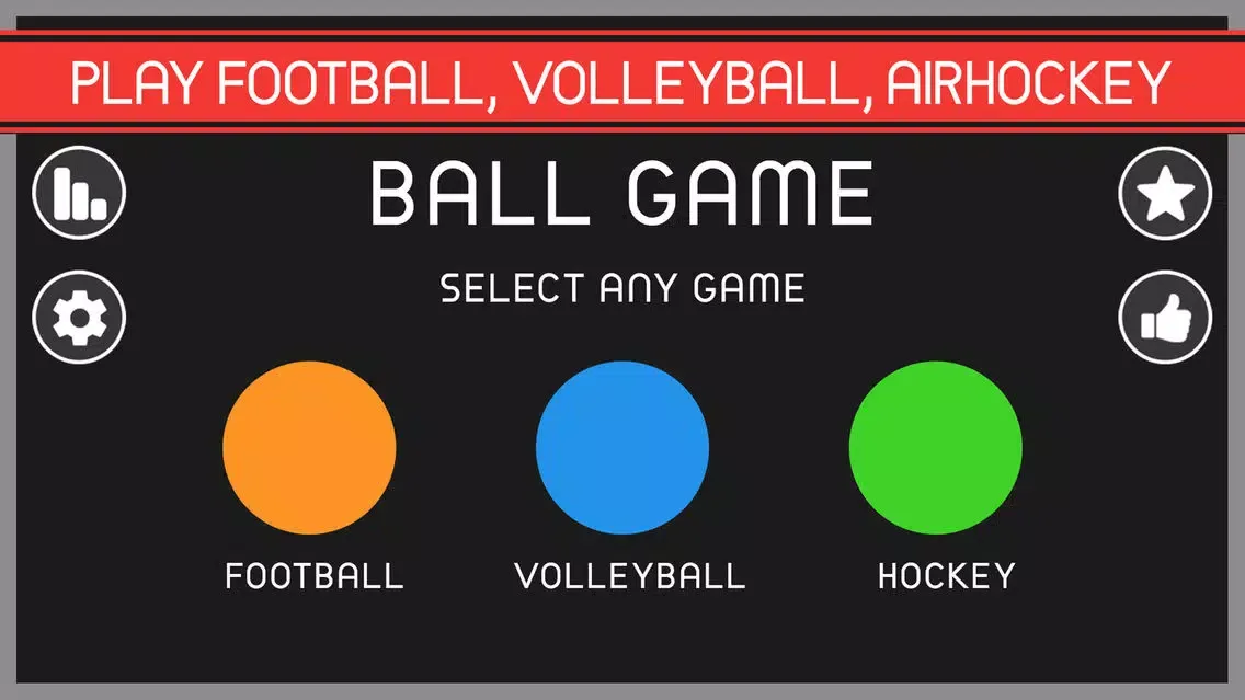 Ball Game - Air Hockey, Volleyball, Football应用截图