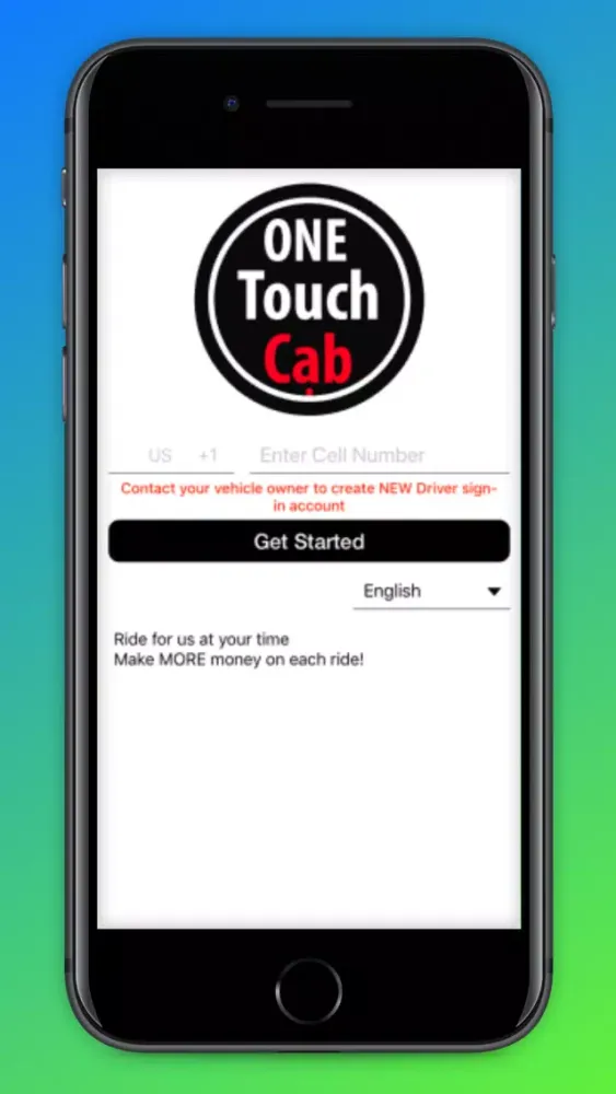 Скриншоты OTC - Driver OneTouchCab
