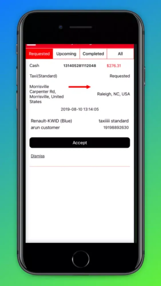 Скриншоты OTC - Driver OneTouchCab