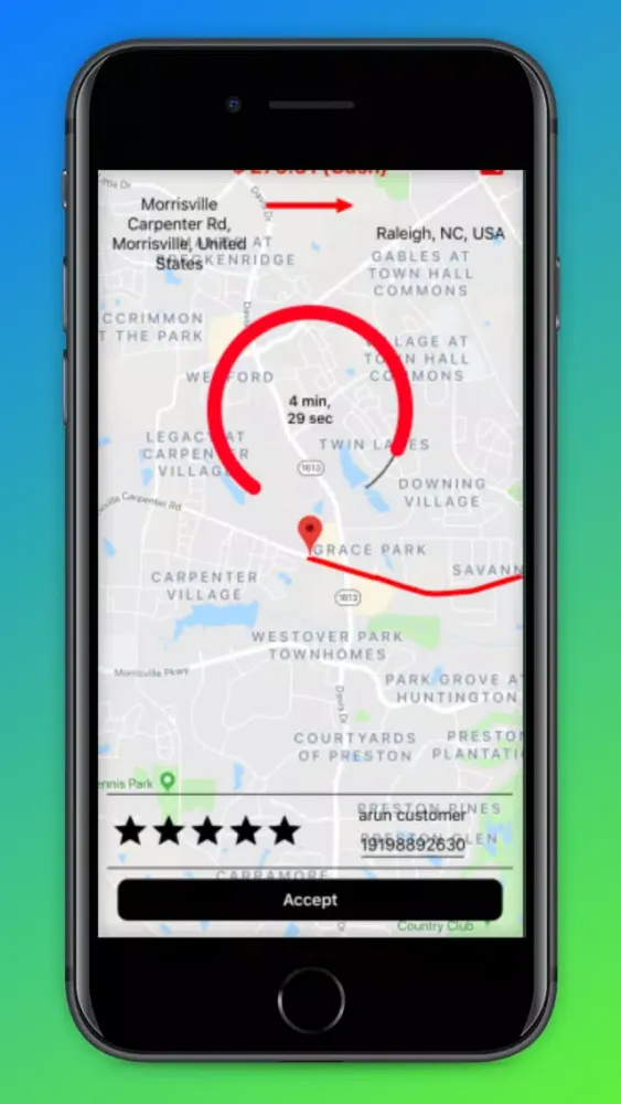 Скриншоты OTC - Driver OneTouchCab