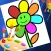 Flower Coloring Drawing book