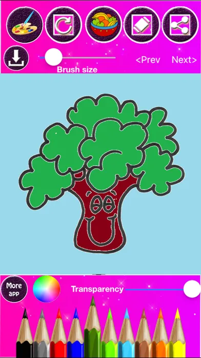 Скриншоты Fruits Coloring & Drawing