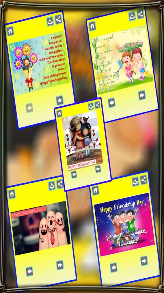 Tangkapan skrin Happy Friendship Day 2016 - Cards, Wishes & Greetings