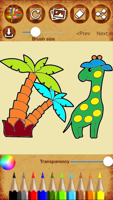 Ảnh chụp màn hình của Kids Drawing Worksheet - Free Drawing Pad for toddler and preschool