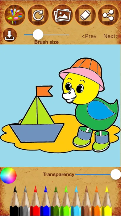 Ảnh chụp màn hình của Kids Drawing Worksheet - Free Drawing Pad for toddler and preschool