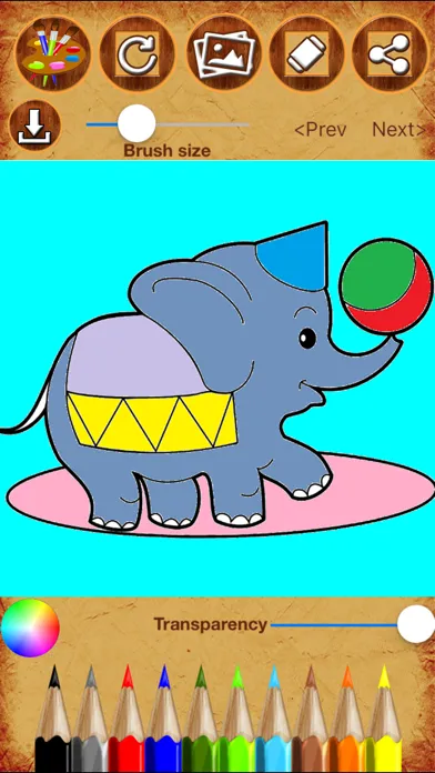 Ảnh chụp màn hình của Kids Drawing Worksheet - Free Drawing Pad for toddler and preschool