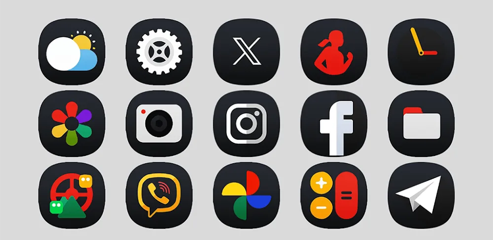 OneUI 7 Dark - Icon Pack