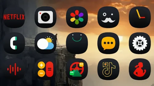 OneUI 7 Dark - Icon Pack-screenshot-1