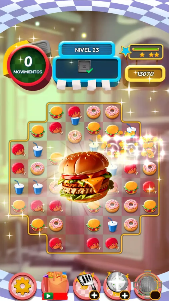 Tangkapan skrin Burger Match 3