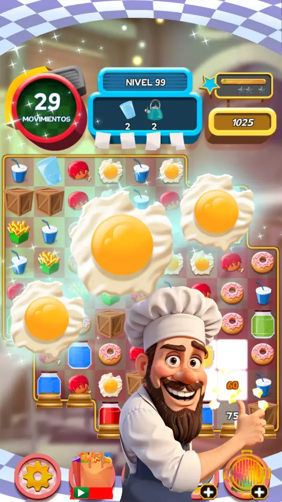 Tangkapan skrin Burger Match 3