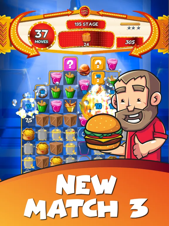 صور Burger Match 3 iPad 