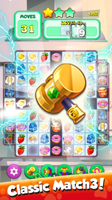 Greedy Cat Match 3应用截图