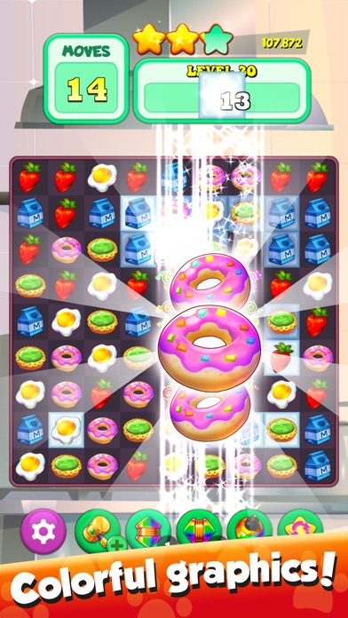 Greedy Cat Match 3应用截图