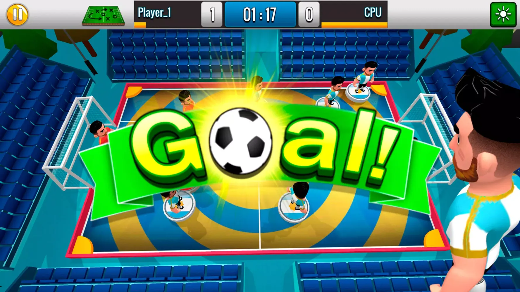Скриншоты Finger Kick Soccer 2024