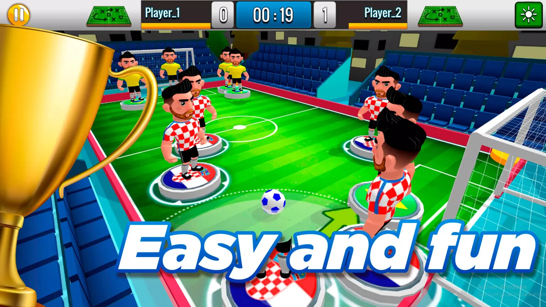 Скриншоты Finger Kick Soccer 2024