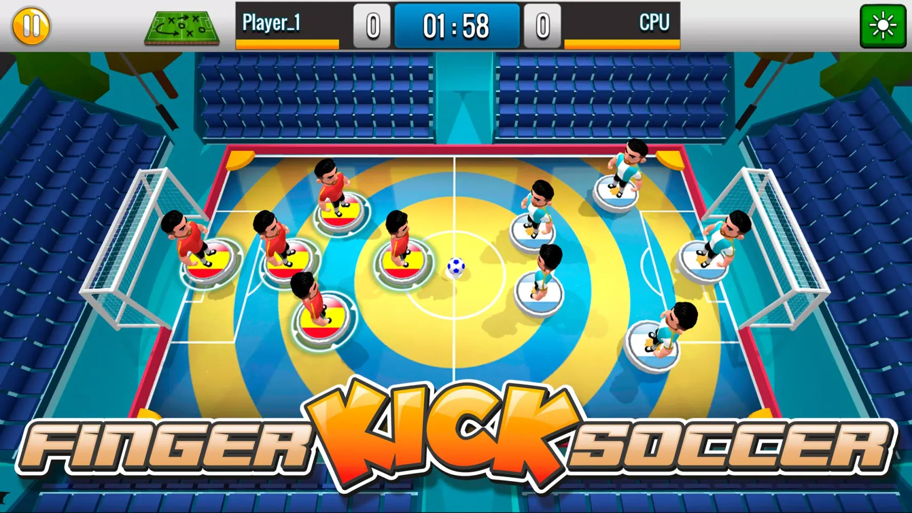 Скриншоты Finger Kick Soccer 2024