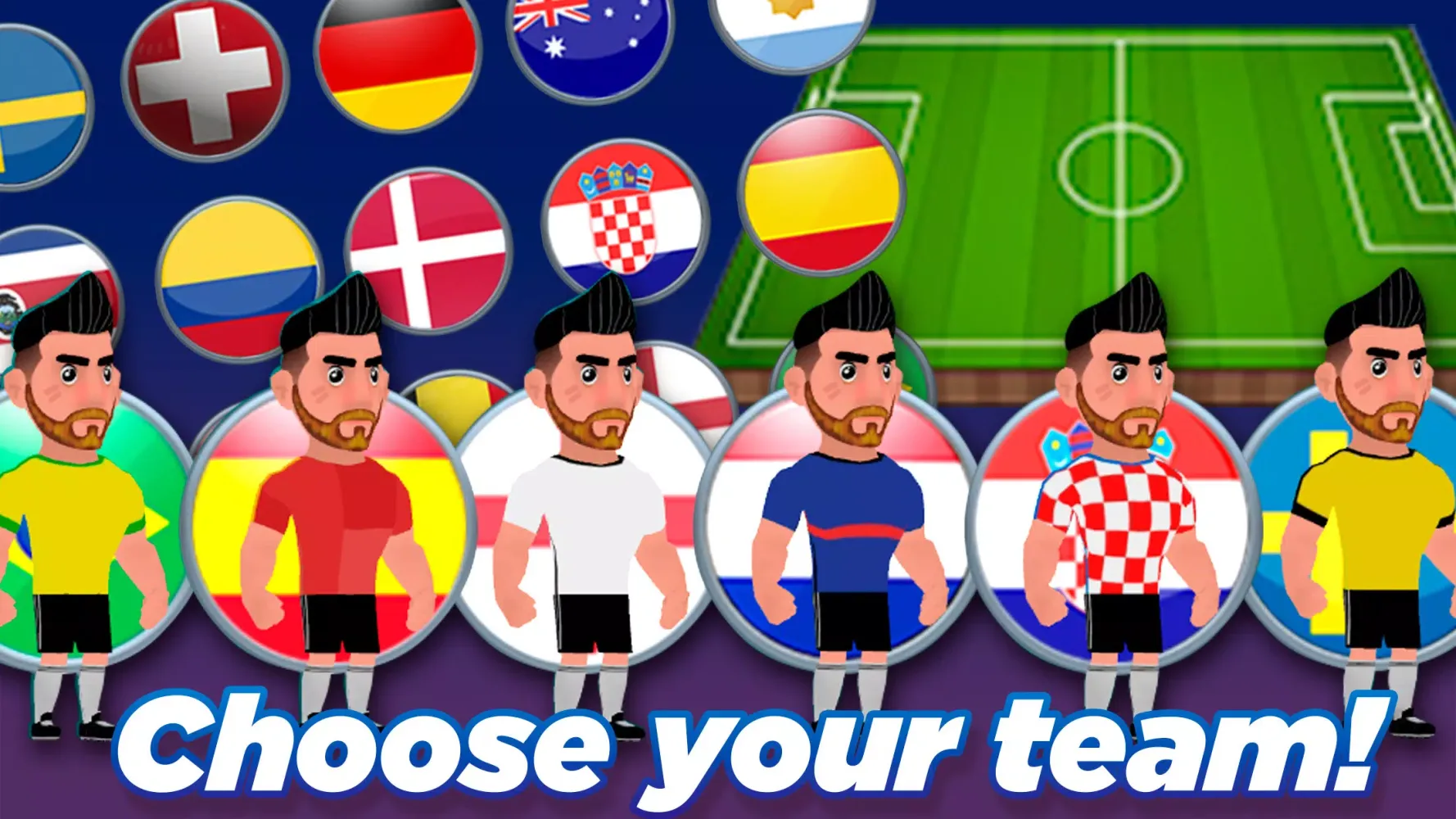 Скриншоты Finger Kick Soccer 2024