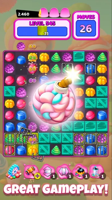 ภาพหน้าจอของ Colorful Gummy Blast