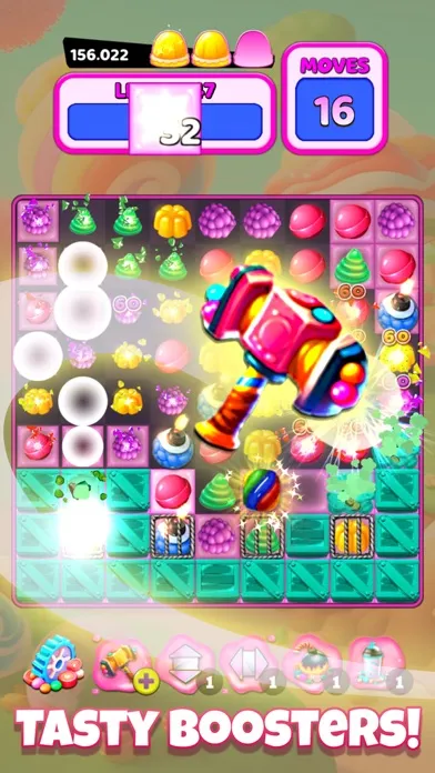 ภาพหน้าจอของ Colorful Gummy Blast