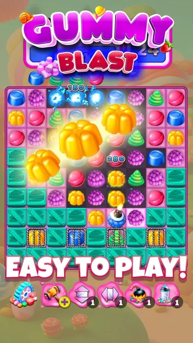 ภาพหน้าจอของ Colorful Gummy Blast