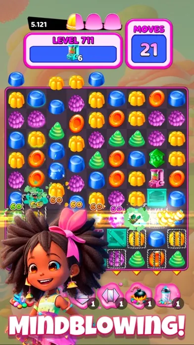 ภาพหน้าจอของ Colorful Gummy Blast