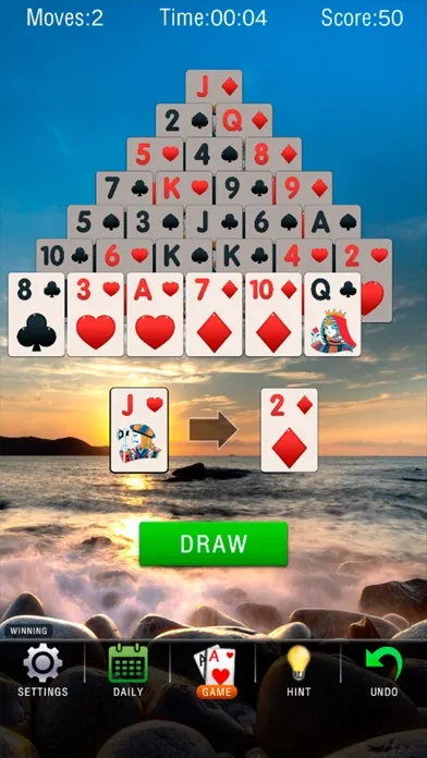 Pyramid Solitaire 2024 Screenshots