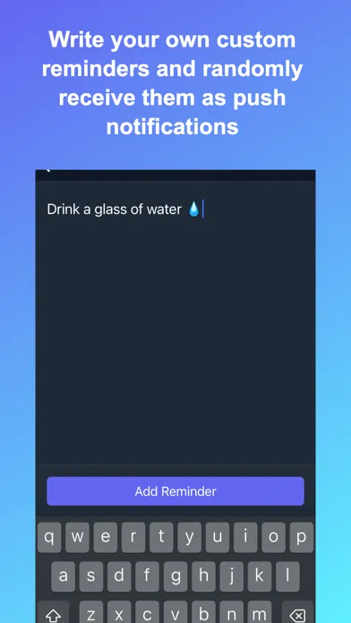 تصاویر Random Reminder App