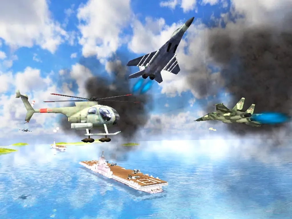 Aircraft War Jet Fighter Combat iPad  Screenshots
