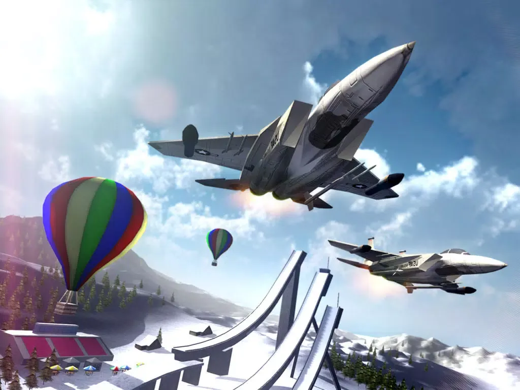 Frozen Air War Jet Fighter iPad  Screenshots