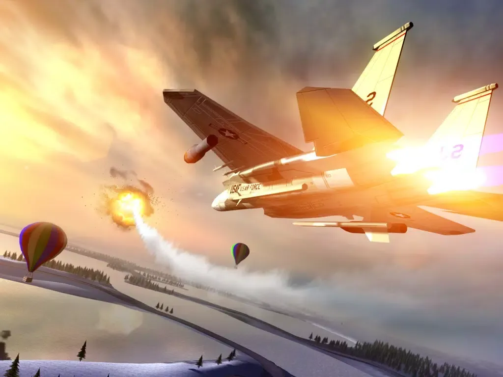 Frozen Air War Jet Fighter iPad  Screenshots