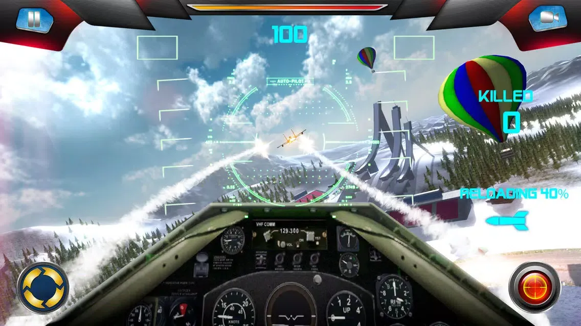 Frozen Air War Jet Fighter Screenshots