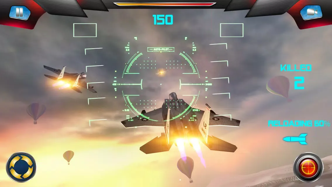 Frozen Air War Jet Fighter Screenshots