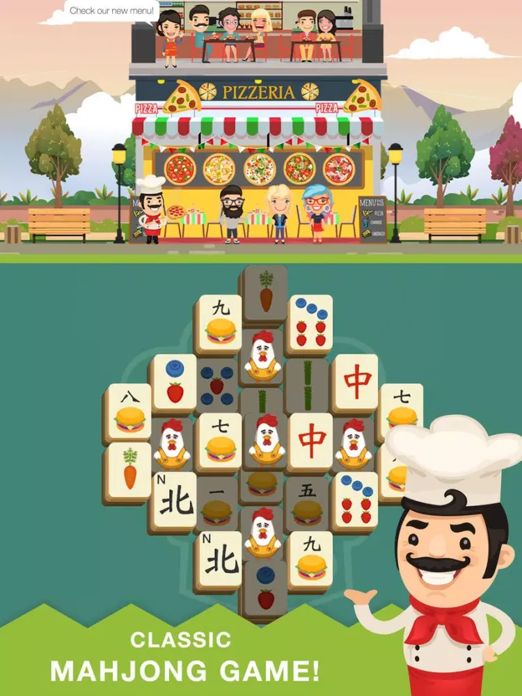 Mahjong Cooking Tower iPad 应用截图