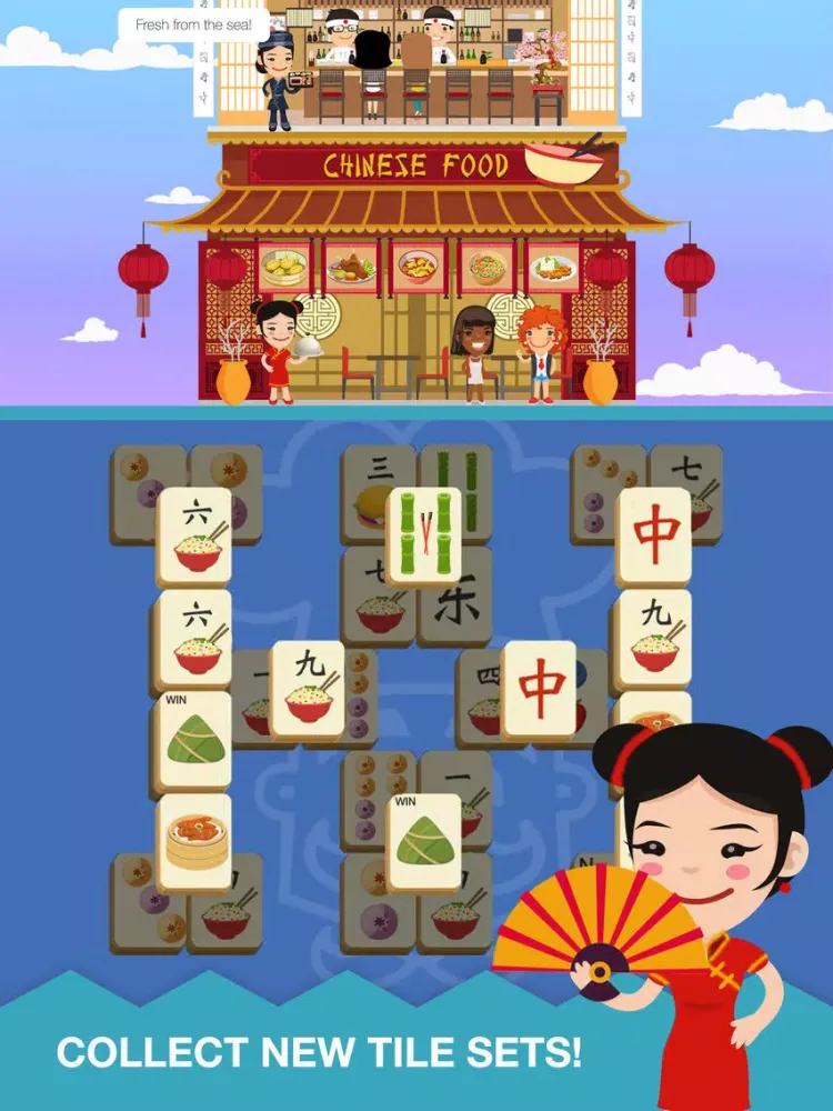 Mahjong Cooking Tower iPad 应用截图
