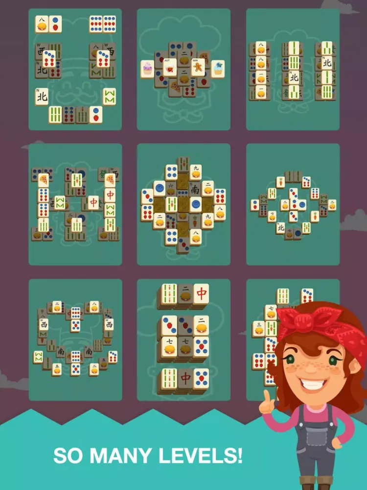 Mahjong Cooking Tower iPad 应用截图