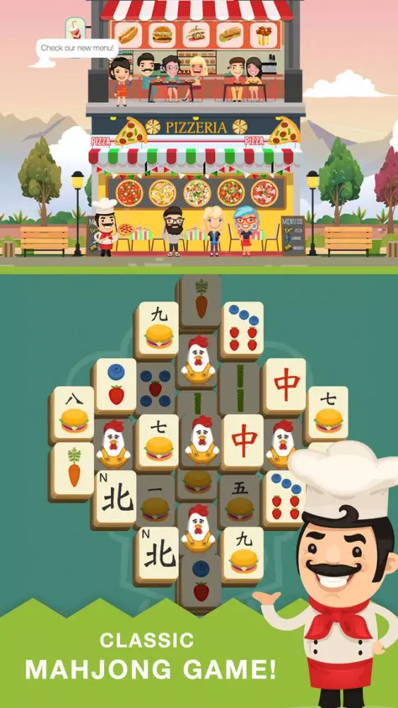 Mahjong Cooking Tower应用截图