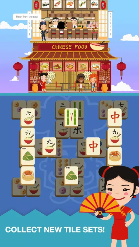 Mahjong Cooking Tower应用截图