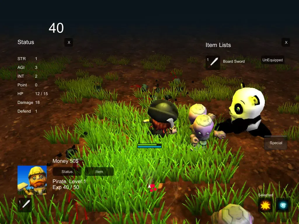 Bash Mini Monsters RPG Free iPad 应用截图