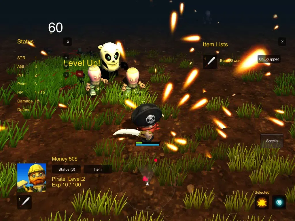 Bash Mini Monsters RPG Free iPad 应用截图
