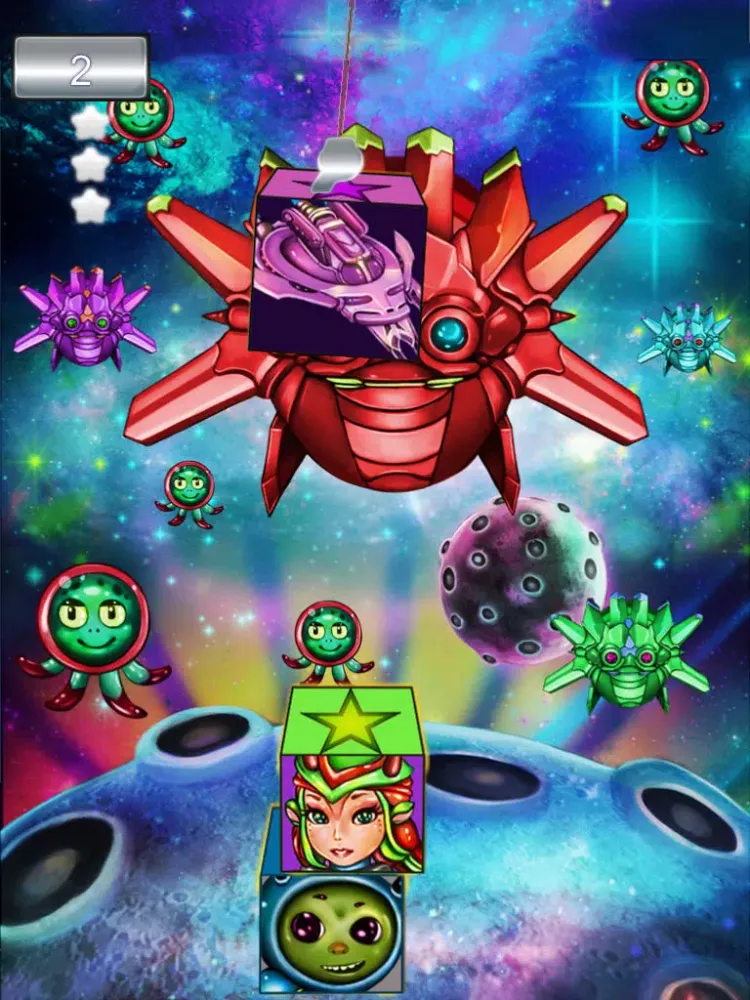 Star Blocks Quest - Free Tower Building Game iPad 应用截图