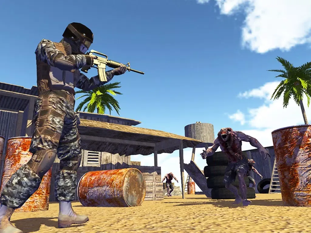 Survival Shooter Zombie Ground Zero iPad  Ekran Görüntüleri