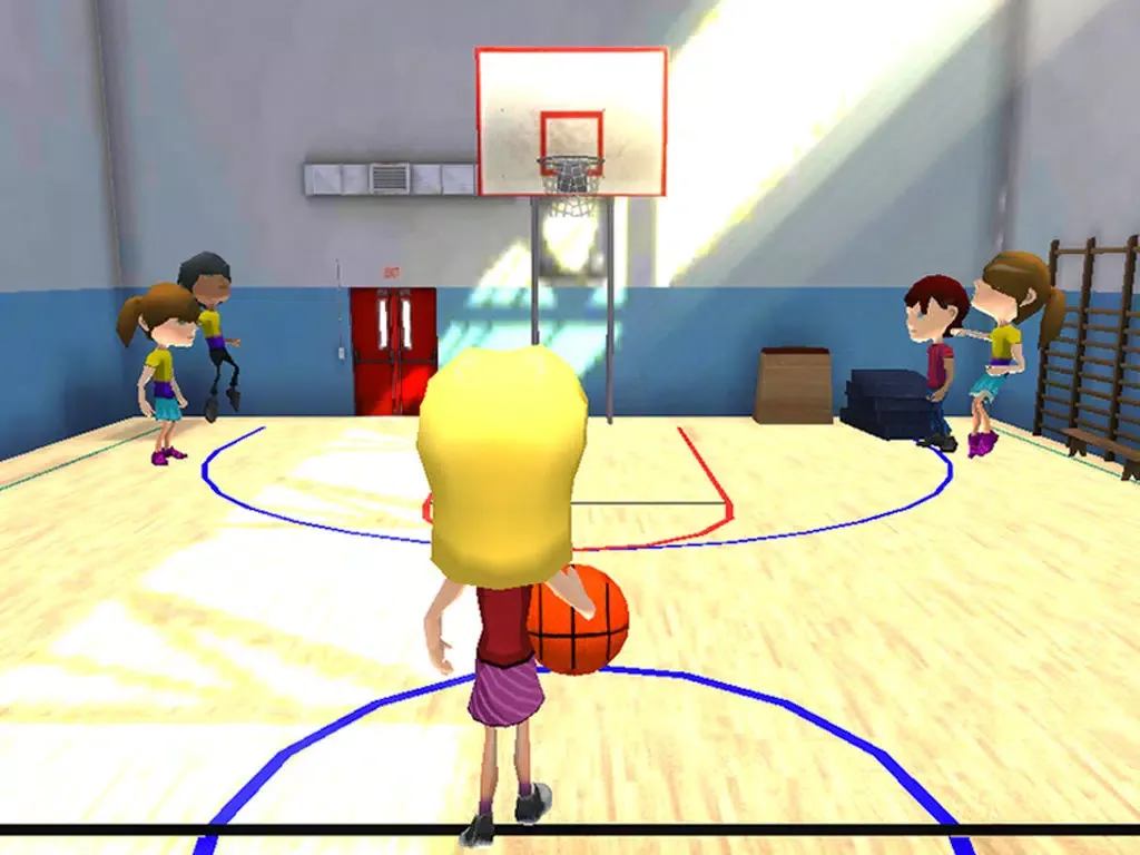 Screenshot di 3D Hoop Stars Basketball Shooter iPad 