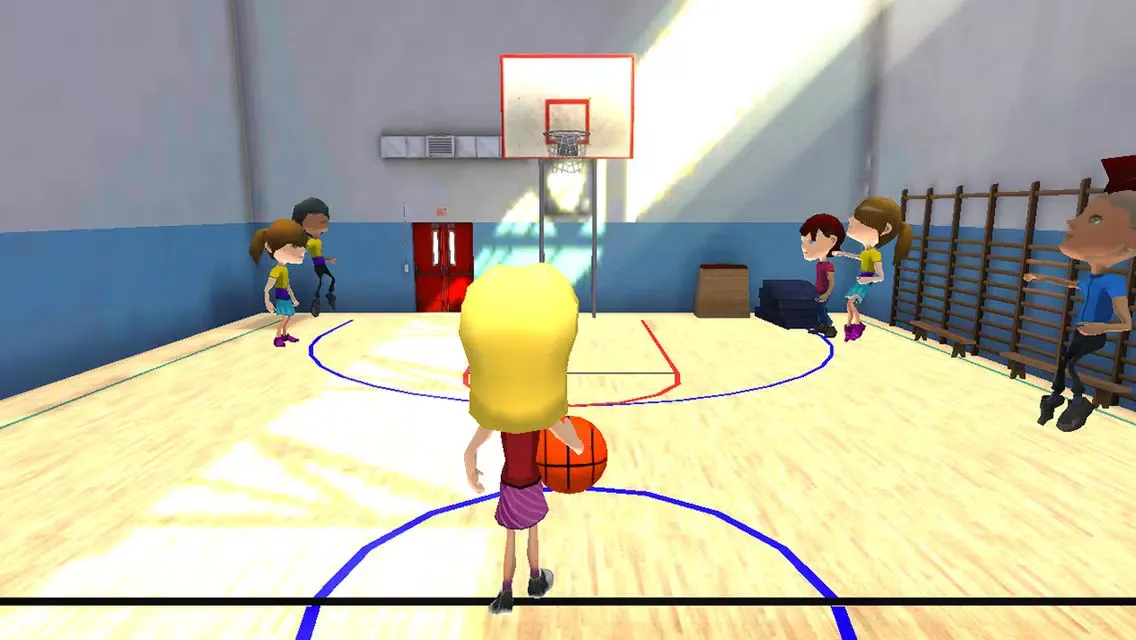 Screenshot di 3D Hoop Stars Basketball Shooter