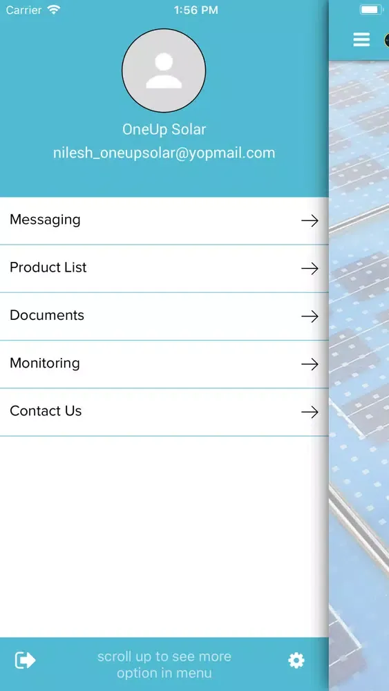 Captures d'écran de 1Up Solar