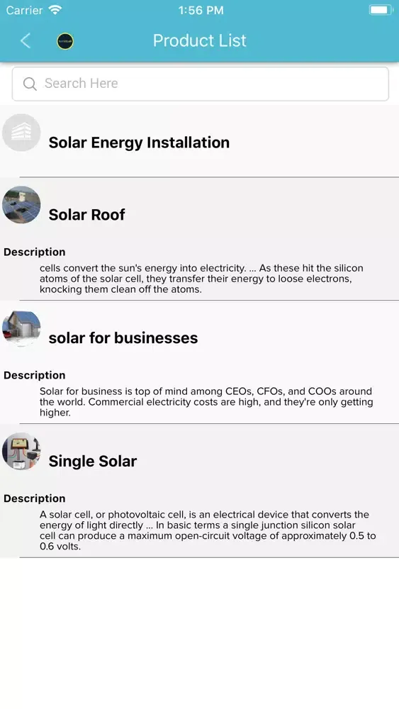 Captures d'écran de 1Up Solar