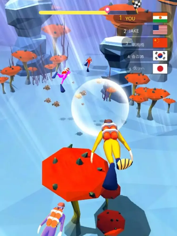 Diver - offline fun games iPad  Ekran Görüntüleri